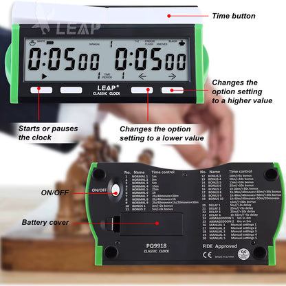 Reloj Digital de Ajedrez